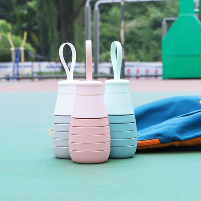 歓迎 OEM/ODM 500ml シリコンボトル ポータブルウォーターカップのためのカスタムロゴ