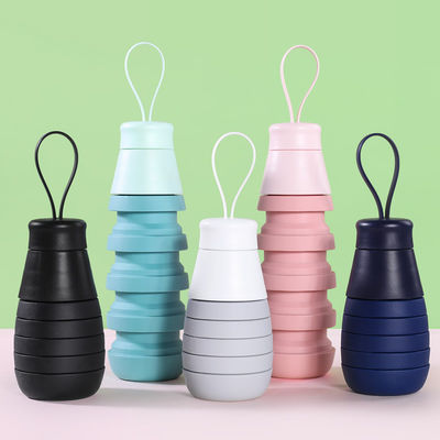 歓迎 OEM/ODM 500ml シリコンボトル ポータブルウォーターカップのためのカスタムロゴ