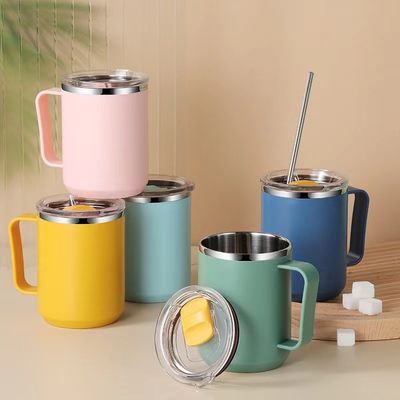 コーヒーカップ 14オンス カスタム 携帯式 壁式 二重真空 絶縁式 ステンレス ステンレス 蓋付き カップ トンブル