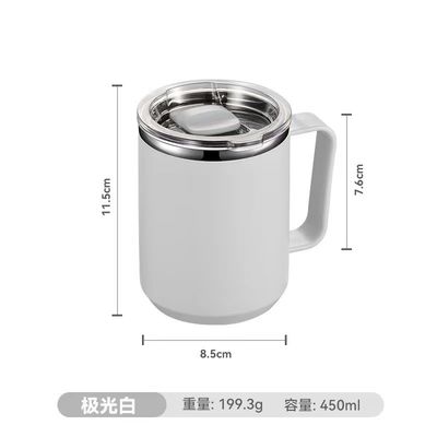 450ml ステンレス鋼 双壁 真空 絶縁式 熱移動 トンブル パーソナライズド ハンドル