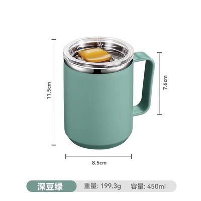 450ml ステンレス鋼 双壁 真空 絶縁式 熱移動 トンブル パーソナライズド ハンドル