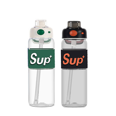 650ml と 780ml 容量 冷たいデザイン スリム 水瓶 2 方向 蓋セット