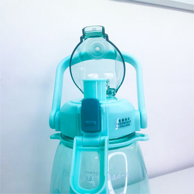 アクセサリー ハンドグリップ パーソナライズド 飲料 プラスチック スポーツ 水瓶 蓋とストロー
