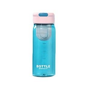 650ml プラスチックの水瓶 お茶用インフューザー ハンドルカップ 学生用 スケール用