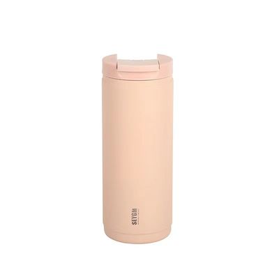 ホワイト 400ml カスタムロゴ 壁が2本 ステンレス コーヒー 水瓶 掃除瓶 サーモス