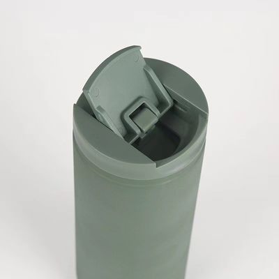 ホワイト 400ml カスタムロゴ 壁が2本 ステンレス コーヒー 水瓶 掃除瓶 サーモス