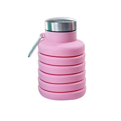 現代のデザイン 500ml 折りたたむシリコン水瓶 ユニセックス旅行 ジムスポーツ