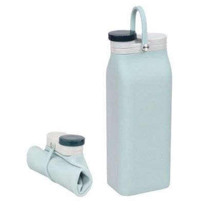 カスタム折りたたみ 400ml/600ml シリコン水瓶 ファッションな旅行者の必需品