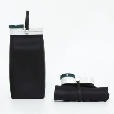 カスタム折りたたみ 400ml/600ml シリコン水瓶 ファッションな旅行者の必需品