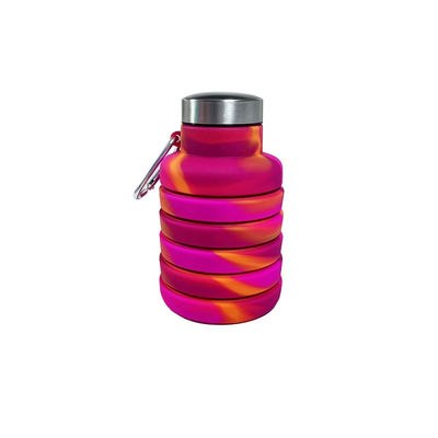 カスタムロゴ 500ml シリコン水瓶 ホリデージム スポーツ BPA無料学生カップ