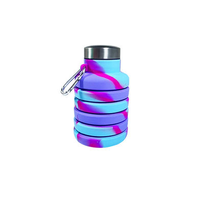 カスタムロゴ 500ml シリコン水瓶 ホリデージム スポーツ BPA無料学生カップ