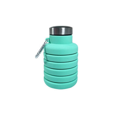 カスタムロゴ 500ml シリコン水瓶 ホリデージム スポーツ BPA無料学生カップ