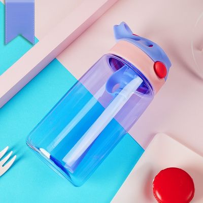 BPAフリー 子供用水瓶 ストロー蓋とハンドル 持続可能で沸騰する水のために