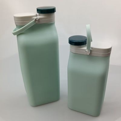 カスタムロゴ 折りたたむシリコン飲料水瓶 ビジネスプレゼントに最適