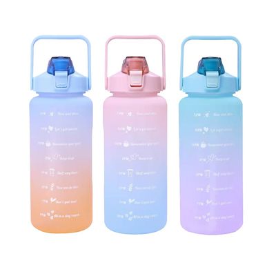 2Lの水瓶 ストロータイムマーカーとフィットネスの熱隔離性能