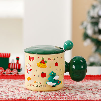 ハイビューティ 3D クリスマスカップ ギフト カップ スプーン サブライメーション カスタムデザイン スタイル かわいい