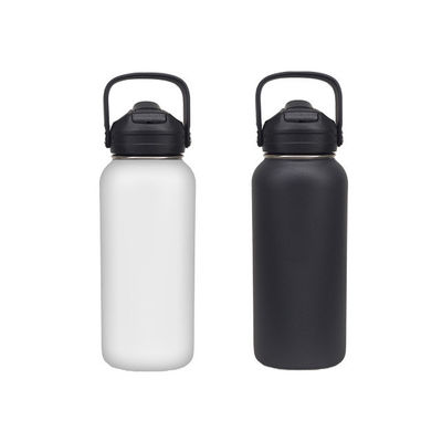32OZ/40OZ/50OZ 青 クラシック オーダーメイド ロゴ ハンドル ポータブル スポーツ 掃除 ステンレス 瓶 カップ