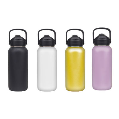 32OZ/40OZ/50OZ 青 クラシック オーダーメイド ロゴ ハンドル ポータブル スポーツ 掃除 ステンレス 瓶 カップ