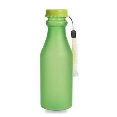 PC プラスチック 550ml ポータブル 凍結 密封 水瓶 旅行 ヨガ ランニング キャンプ