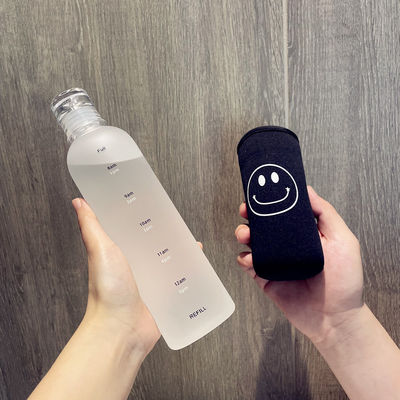 持続可能 500ml ジム タイムスケール 漏れ防止 BPA 無料 プラスチック 水瓶