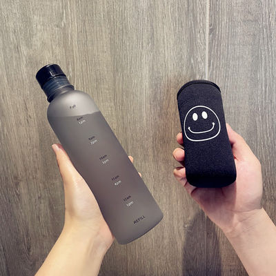 持続可能 500ml ジム タイムスケール 漏れ防止 BPA 無料 プラスチック 水瓶