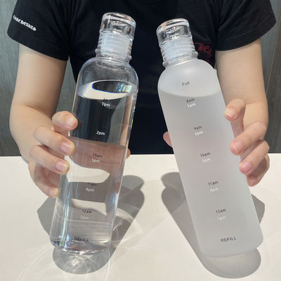 持続可能 500ml ジム タイムスケール 漏れ防止 BPA 無料 プラスチック 水瓶