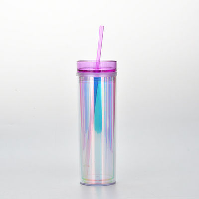 アクセサリー ストロー 450ml エコフレンドリー リユアブル プラスチック カフェ タムラー ロゴ付き