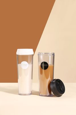 大人のためのダブルウォールコーヒーカップ カスタムロゴ 防腐層付きASカップ