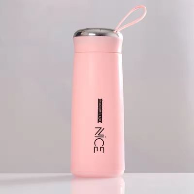 400ml ガラス ミニ アウトドア ポータブル 漏れ止め 水瓶 ローナヤード 宣伝用