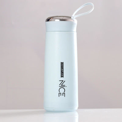 400ml ガラス ミニ アウトドア ポータブル 水瓶 ラニヤード ロゴ カスタム サブライメーション カップ
