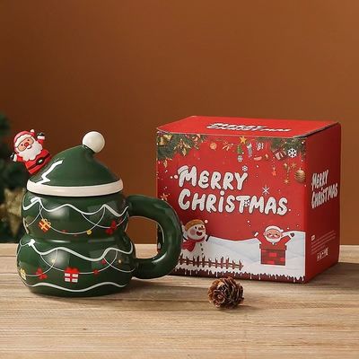 マテリアル セラミック 贅沢 ギフト セット クリエイティブ クリスマス コーヒー カップ と アクセサリー