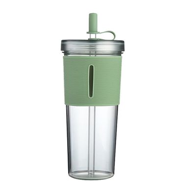 キャンプ 屋外 カスタム ロゴ ダブル ウォール ミルク ティーストロー カップ シリコン 袖 700ml