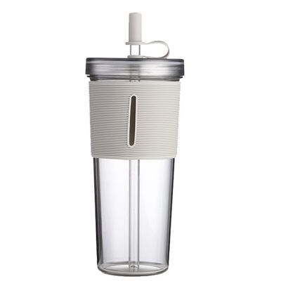 キャンプ 屋外 カスタム ロゴ ダブル ウォール ミルク ティーストロー カップ シリコン 袖 700ml