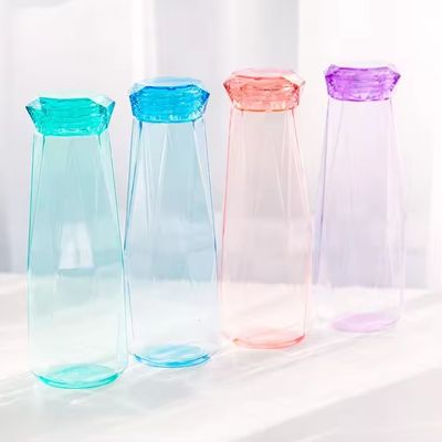 便利な 21.5 * 7.5cm ガラス水瓶 オフィスキャンプやアクティブライフスタイルに理想的です