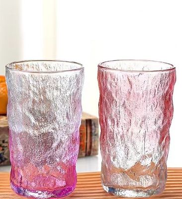 LID 透明 透明 缶ガラス 350ml クリエイティブ ポータブル 漏れ防止 色 皮紋