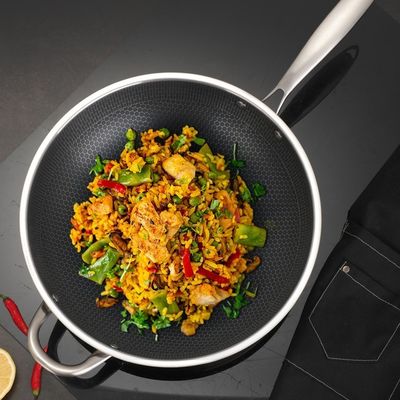 ハンニケム・ウォーク 粘りしない調理用具 ガス・インダクション炊飯器 32/34cm直径