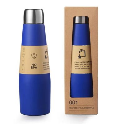 ステンレス真空水瓶 スポーツ用で最適 ステンレス鋼304 18オンス コラボトル