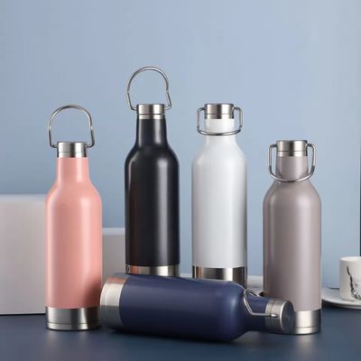 500ml ステンレス スポーツ用水瓶 双壁隔熱熱カップ