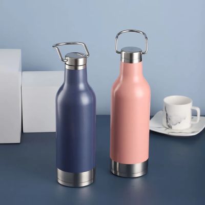 500ml ステンレス スポーツ用水瓶 双壁隔熱熱カップ
