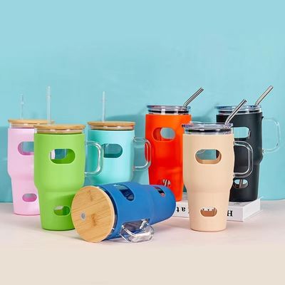 スタイルの40オンス トンブラー ハンドルカスタムロゴと直接飲水流の方法