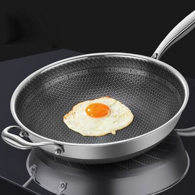 備蓄 キッチン 耐熱ハンドル付き 粘りしない ハニーコム フライパン