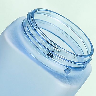 ユニセックス 大容量PC スポーツ ボトル ファッション シンプル 方形 水瓶 プラスチック カップ