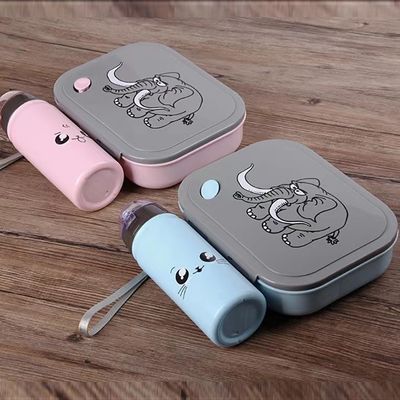1000ml 400ml 再利用可能なポータブル プラスチックコンパクト マイクロウェーブ用 ベント ランチボックス 子供用 学校用 ランチボックス
