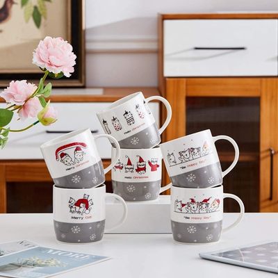 14oz クリスマス カフェ カップ おかしなサンタ デザイン カップ 子供のプレゼント