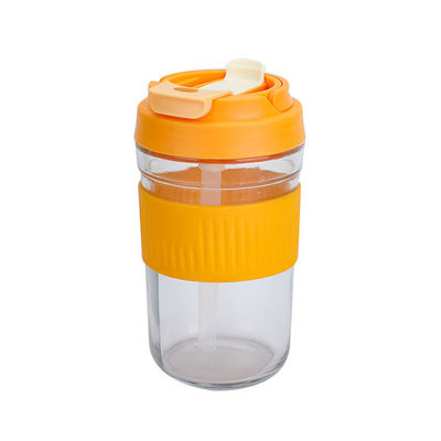 400ml/550ml ポータブルコーヒーカップ 蓋とストロー付き再利用可能なコーヒーカップ 2024デザイン