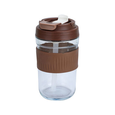 400ml/550ml ポータブルコーヒーカップ 蓋とストロー付き再利用可能なコーヒーカップ 2024デザイン