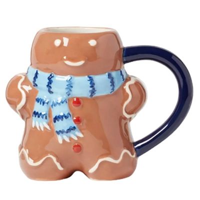 カートゥーン 可愛いセラミック クリスマス ジンジャーケーキ カフェカップ 300ml 追加アクセサリーなし