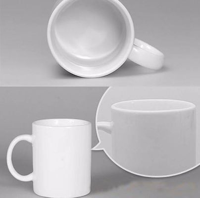 オーダーメイド デザインセラミック 11オンス ホワイトコーヒーカップ
