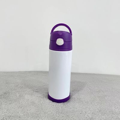 12オンス 350ml ステンレス鋼 隔熱 白い子供 洗浄水瓶 すべての年齢のための理想的な