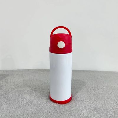 12オンス 350ml ステンレス鋼 隔熱 白い子供 洗浄水瓶 すべての年齢のための理想的な